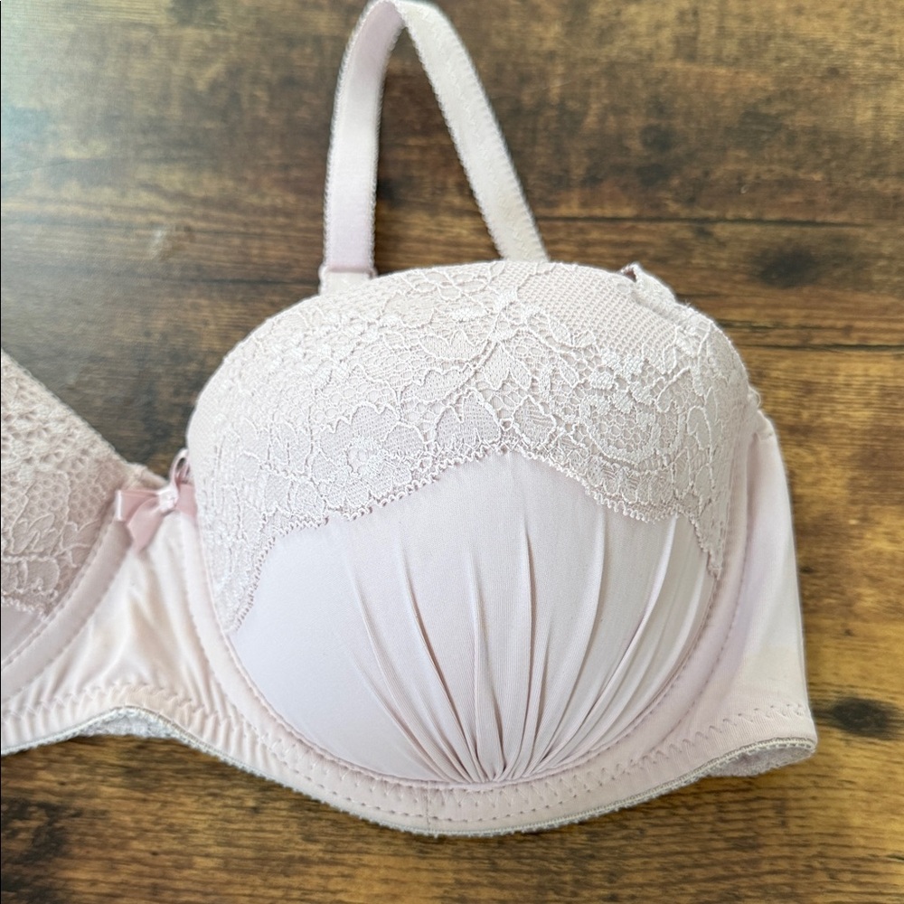 Secret Possessions Pale Pink Lace Push-Up Bra - Picture 2 of 9